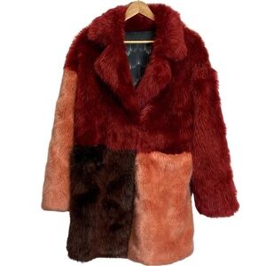 Heurueh Faux Fur I Mean Business Coat